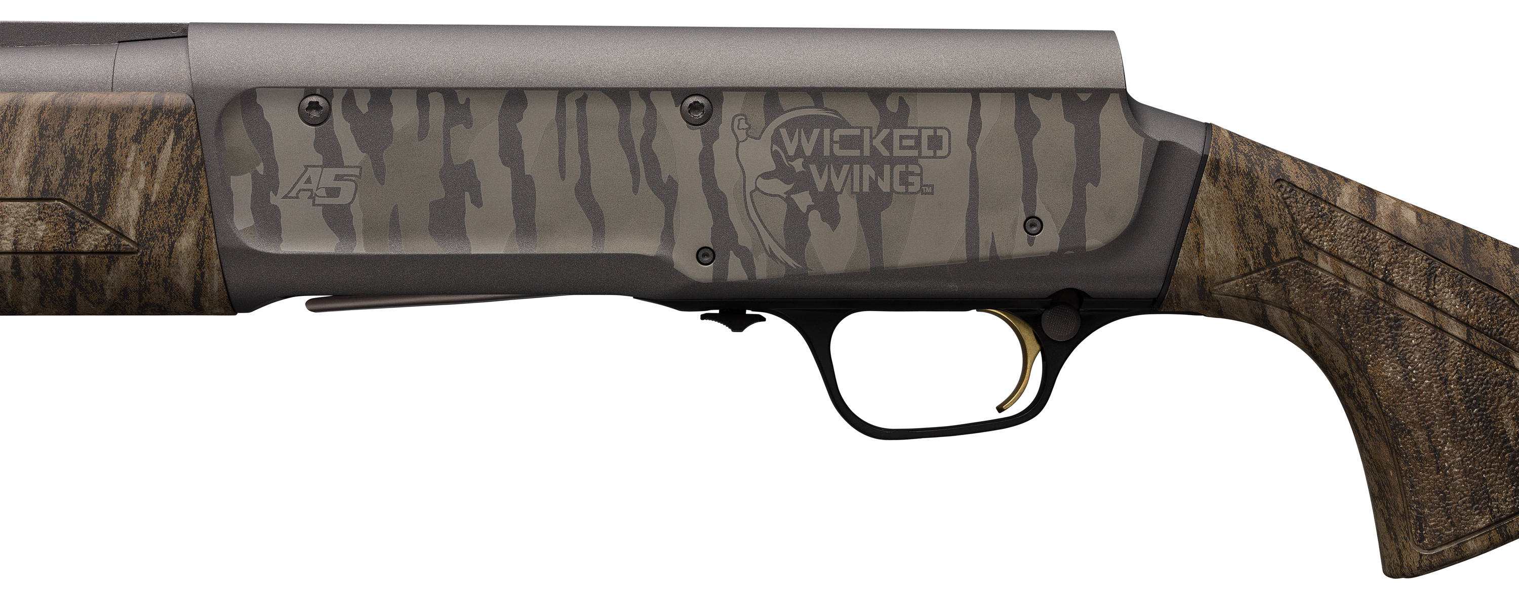 A5 Wicked Wing Tungsten Mossy Oak Bottomland Browning